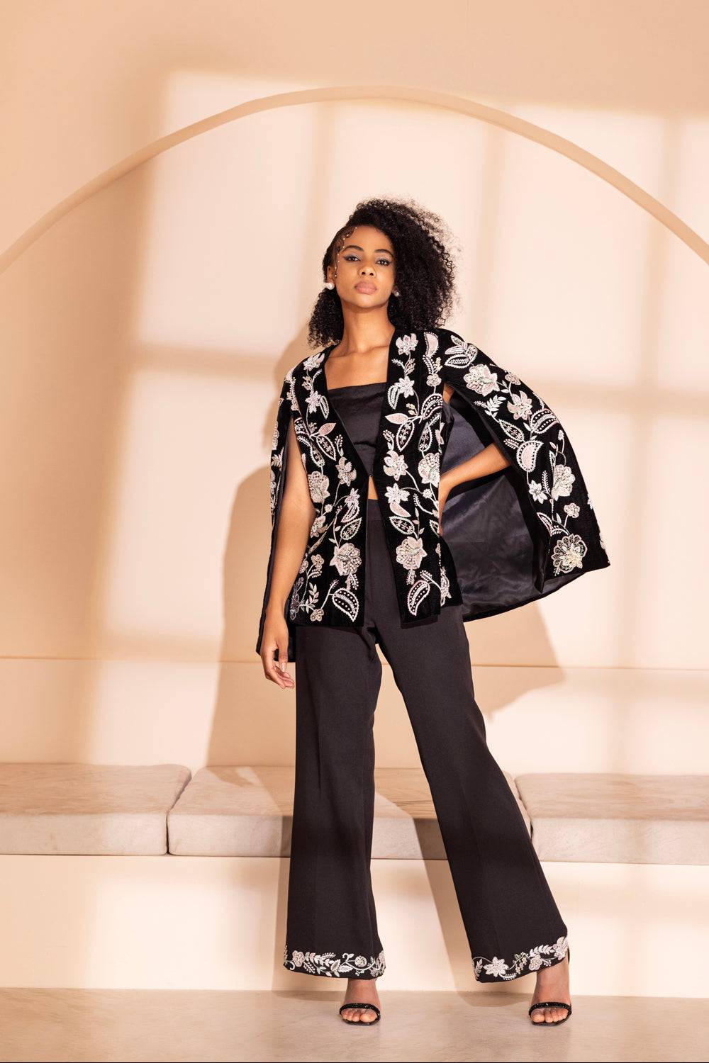Ophelia Cape & Pant Set