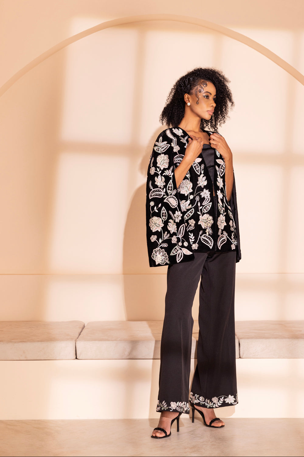 Ophelia Cape & Pant Set