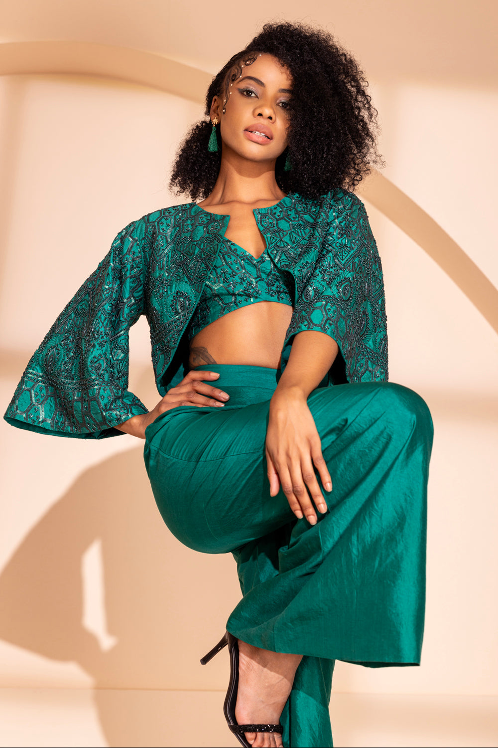 Sasha Cape & Pant Set