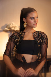 Noor Cape & Pant Set