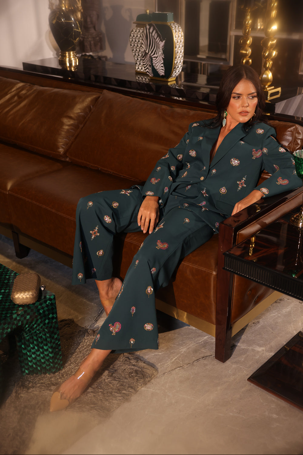 Sage Blazer & Pant Set