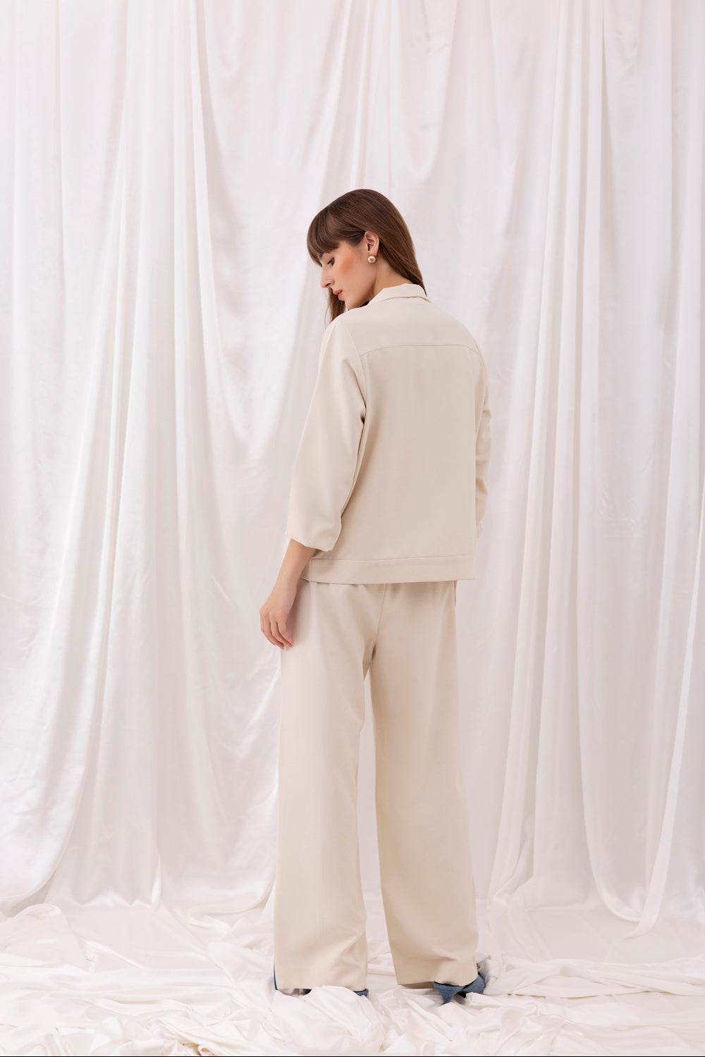 Creamy Co-ord Set
