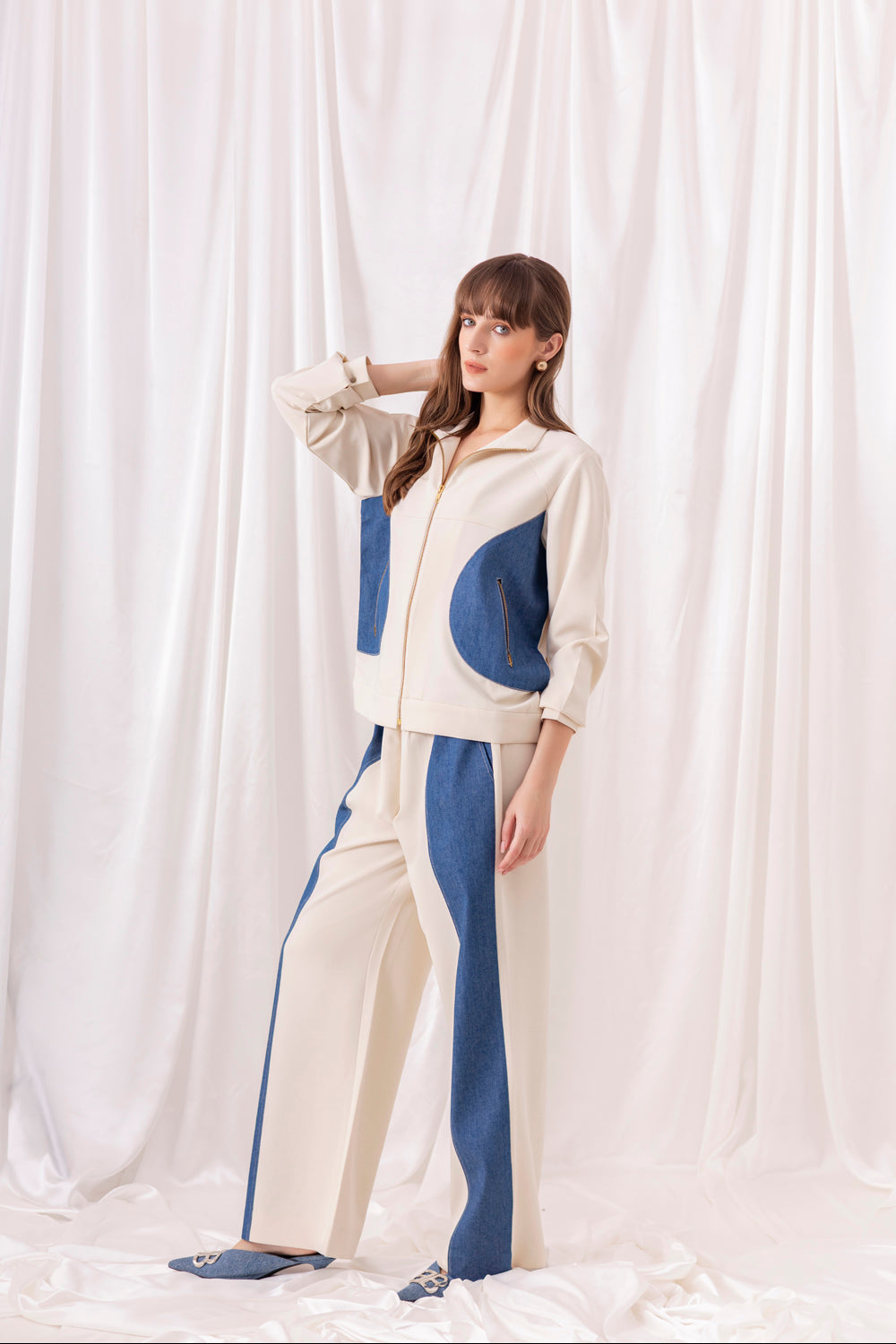 Creamy Co-ord Set