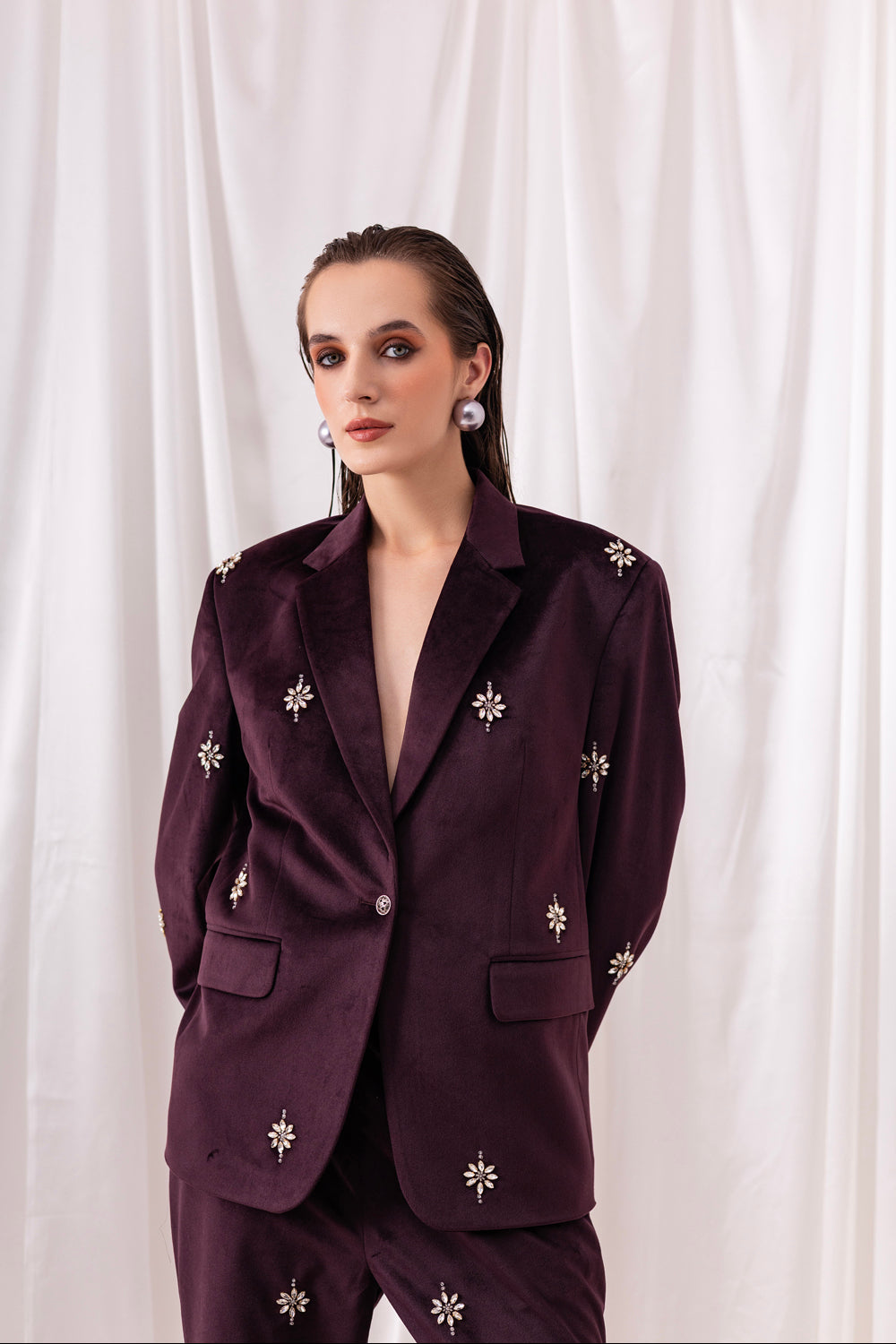 Celeste Blazer & Pant Set