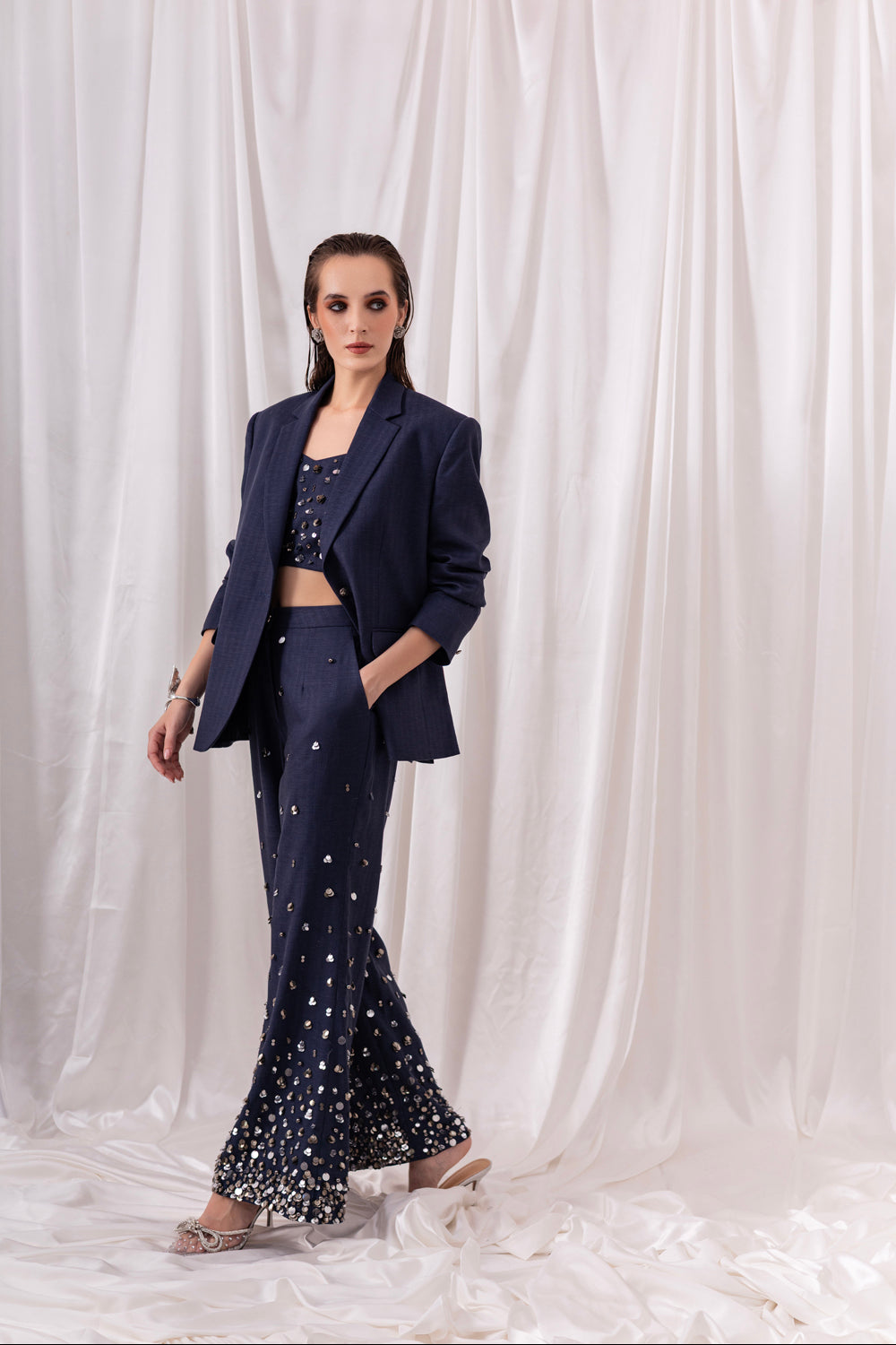 Midnght Blazer & Pant Set