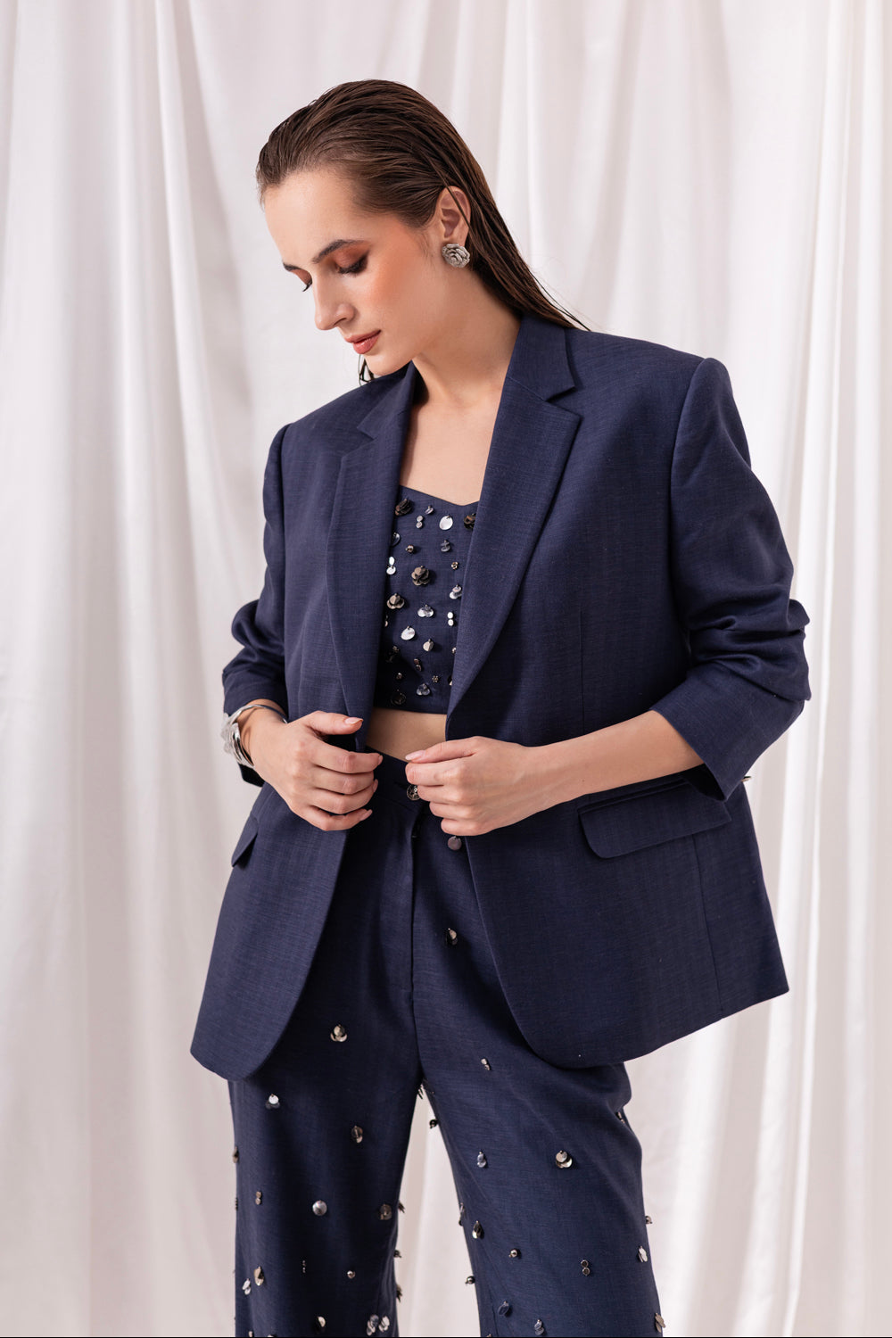 Midnght Blazer & Pant Set