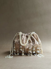 Gold Pouch Bag