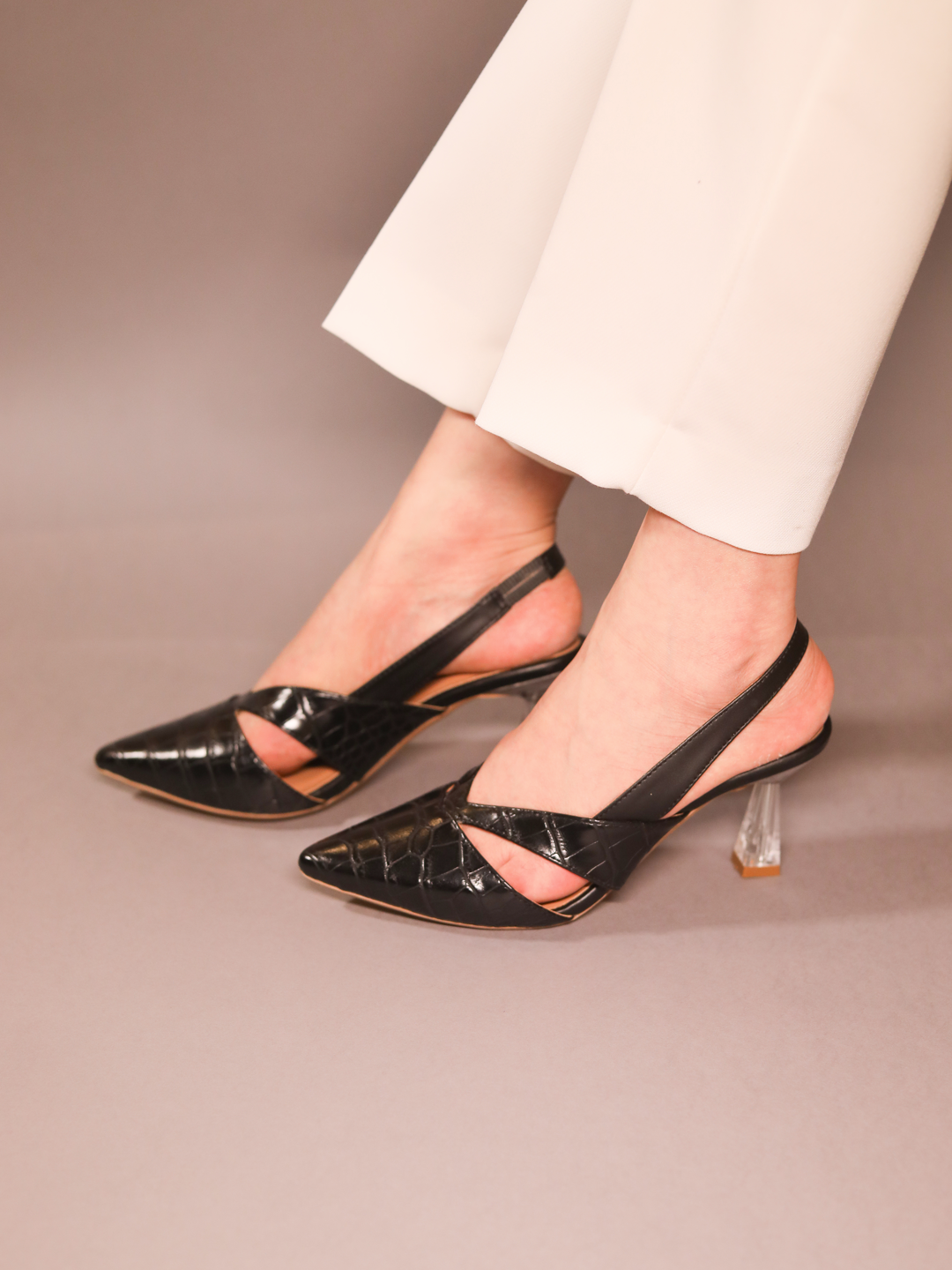 Cami Slingback Midnight Black