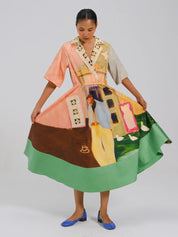 Printblock Dress Mcof