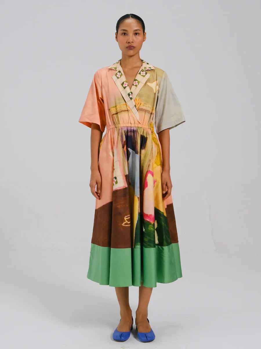 Printblock Dress Mcof