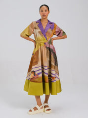 Printblock Dress Swm