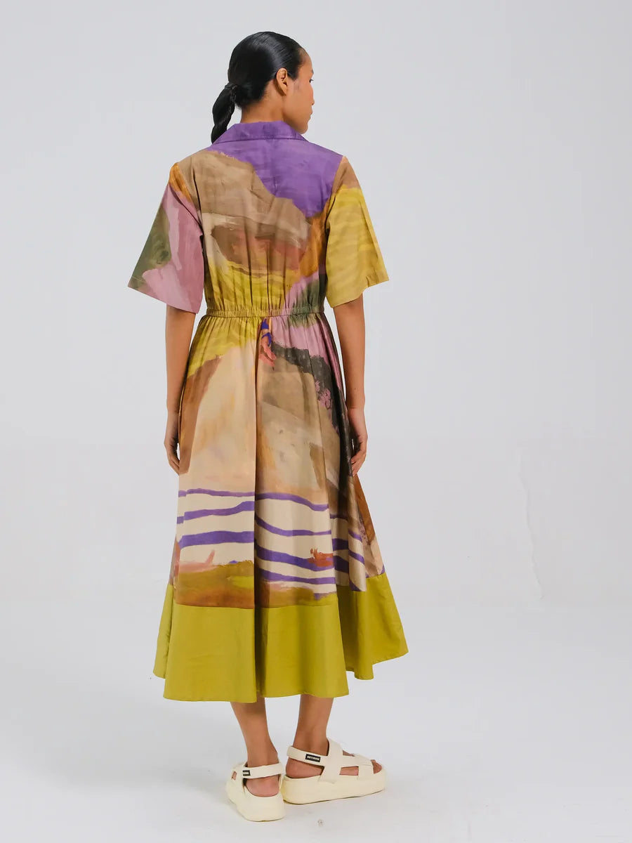 Printblock Dress Swm