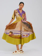 Printblock Dress Swm