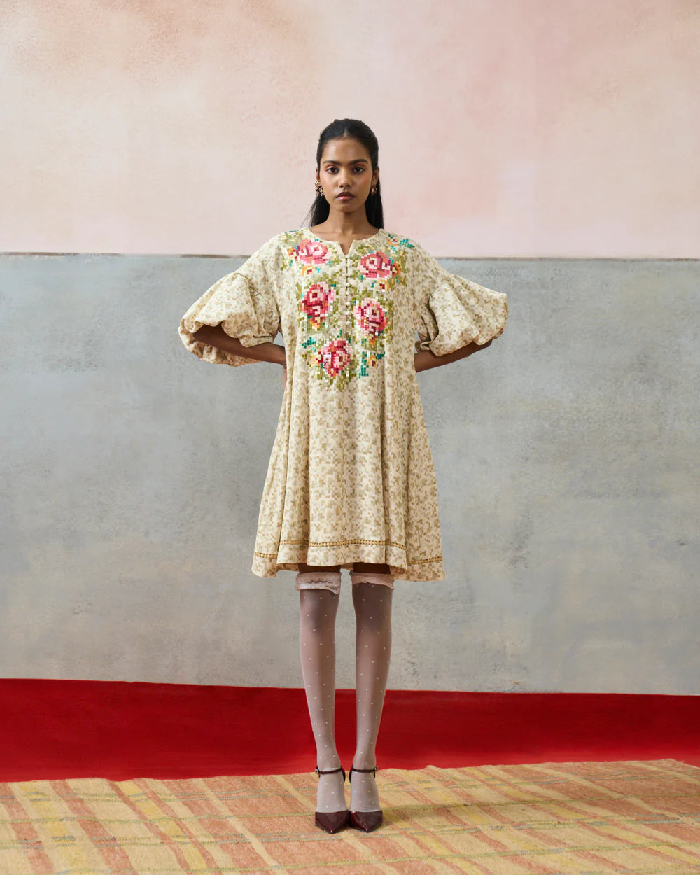 Sicily Dress Beige