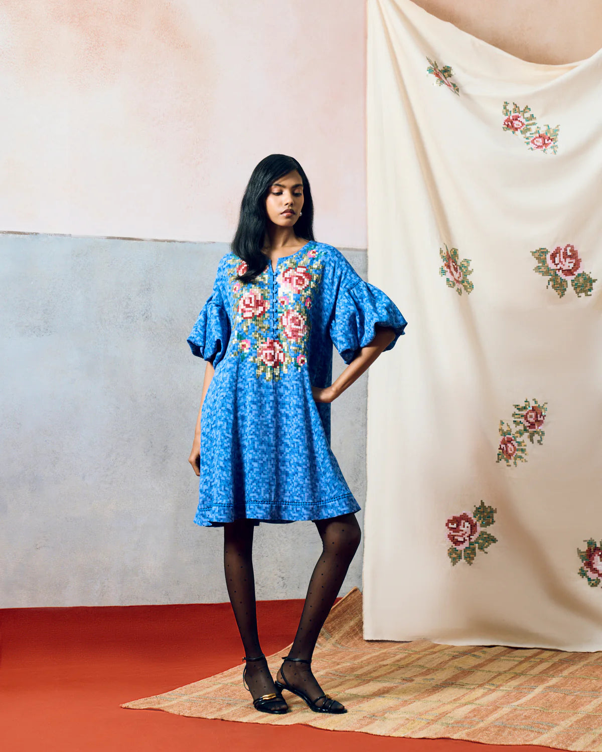 Sicily Dress Blue
