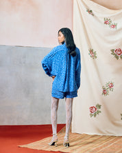 Elba Kimono Shirt Blue