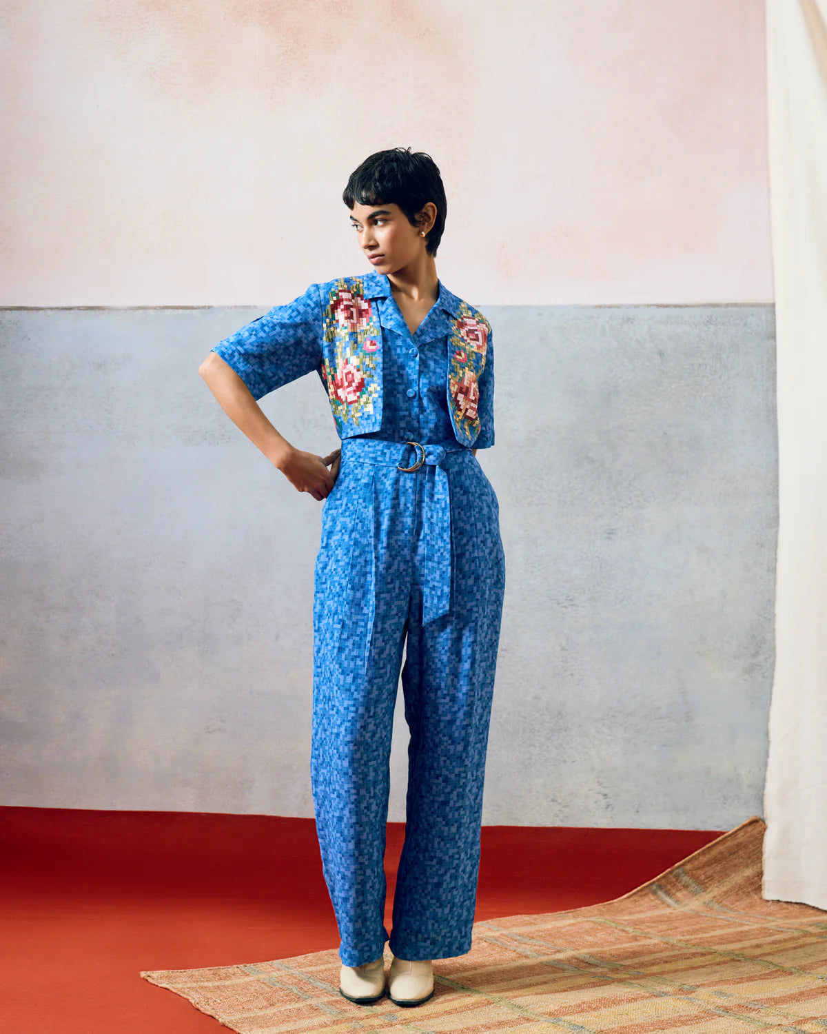 Milos Jumpsuit Blue