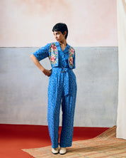 Milos Jumpsuit Blue