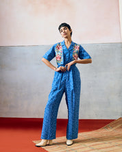 Milos Jumpsuit Blue