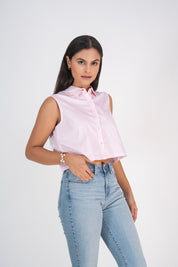 The Sticky Notes Cropped Shirt