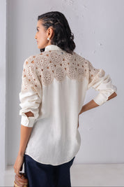 Linen Patchwork Shirt