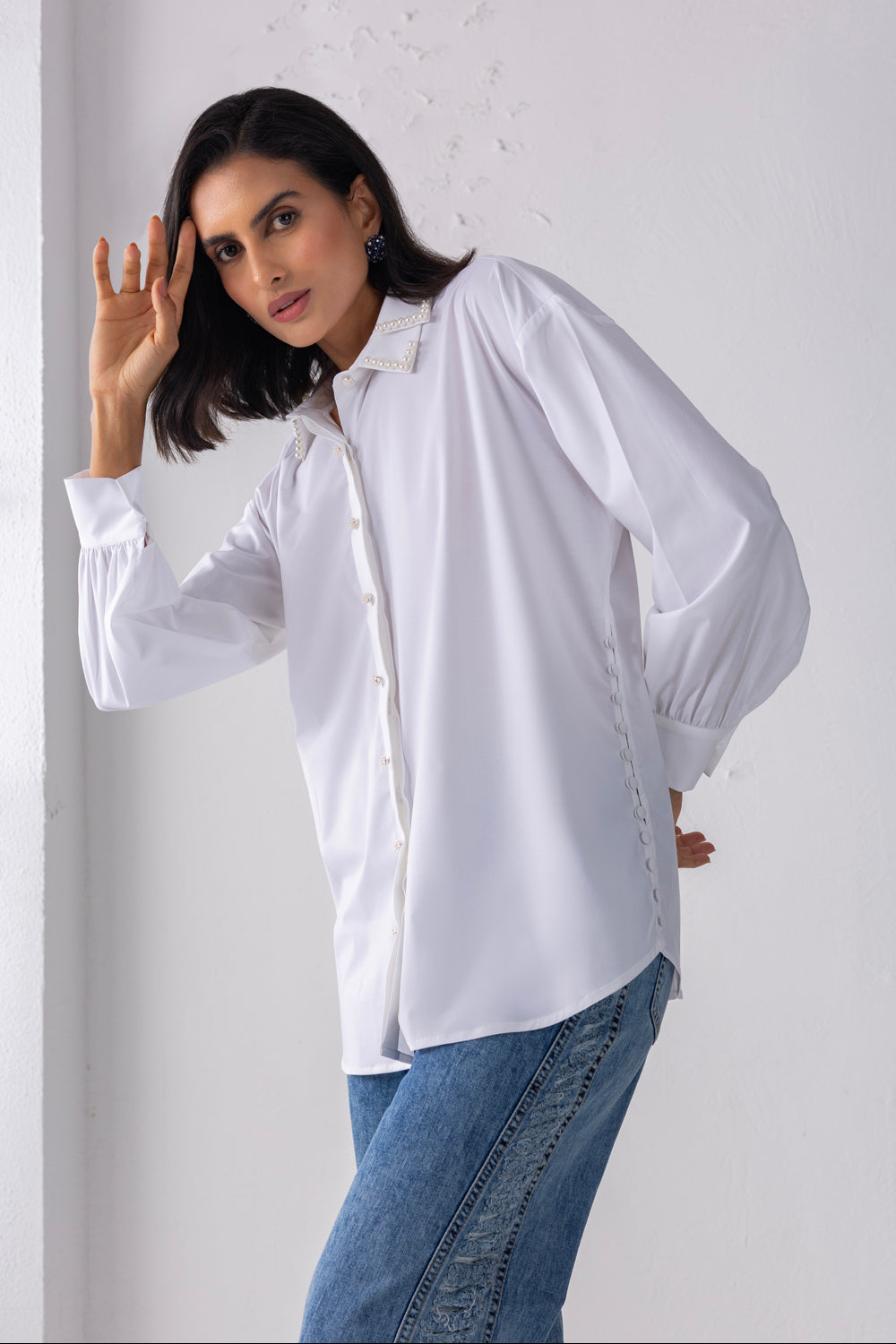 The Double Collared Pearl Shirt