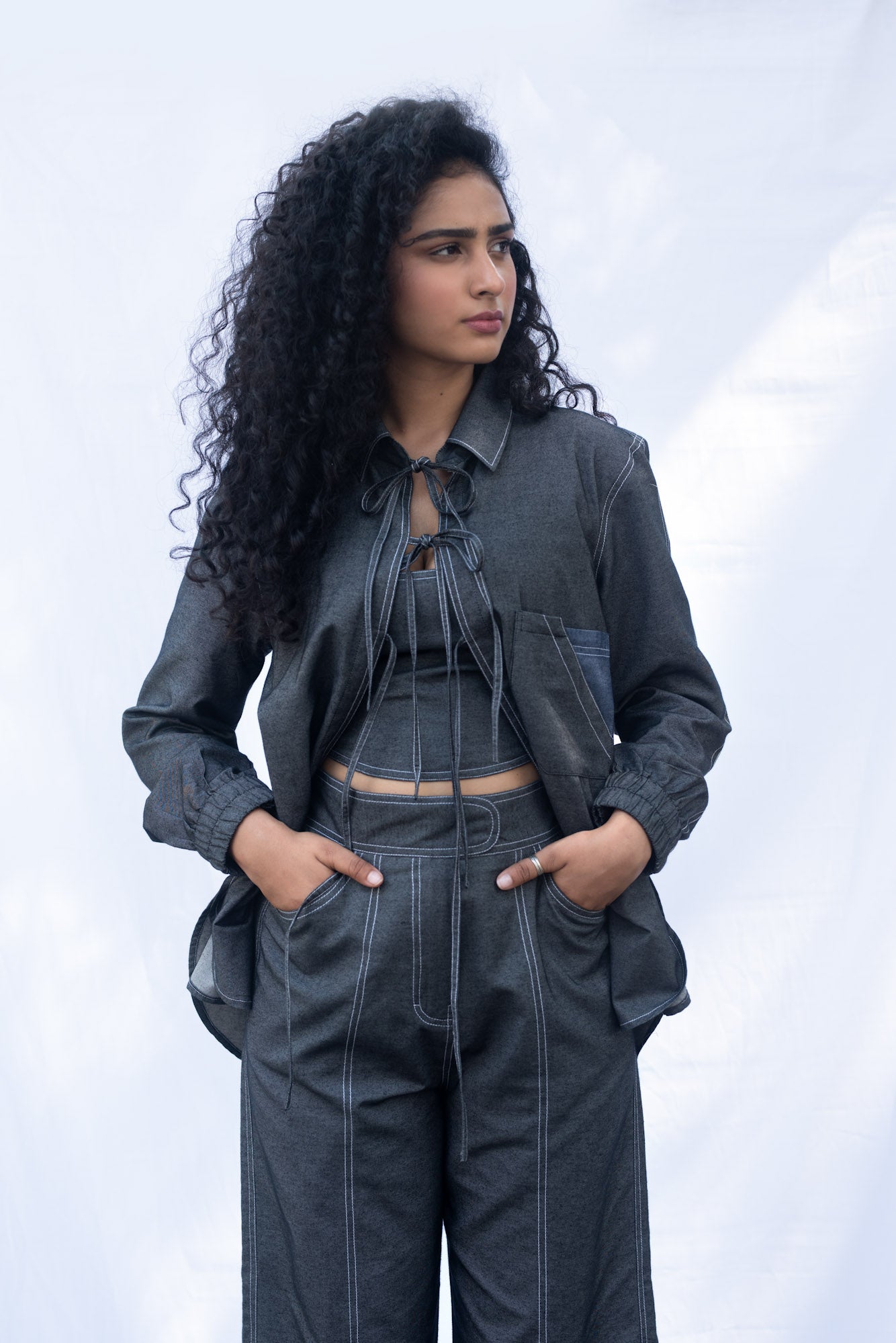Denim 3 piece Co-ord