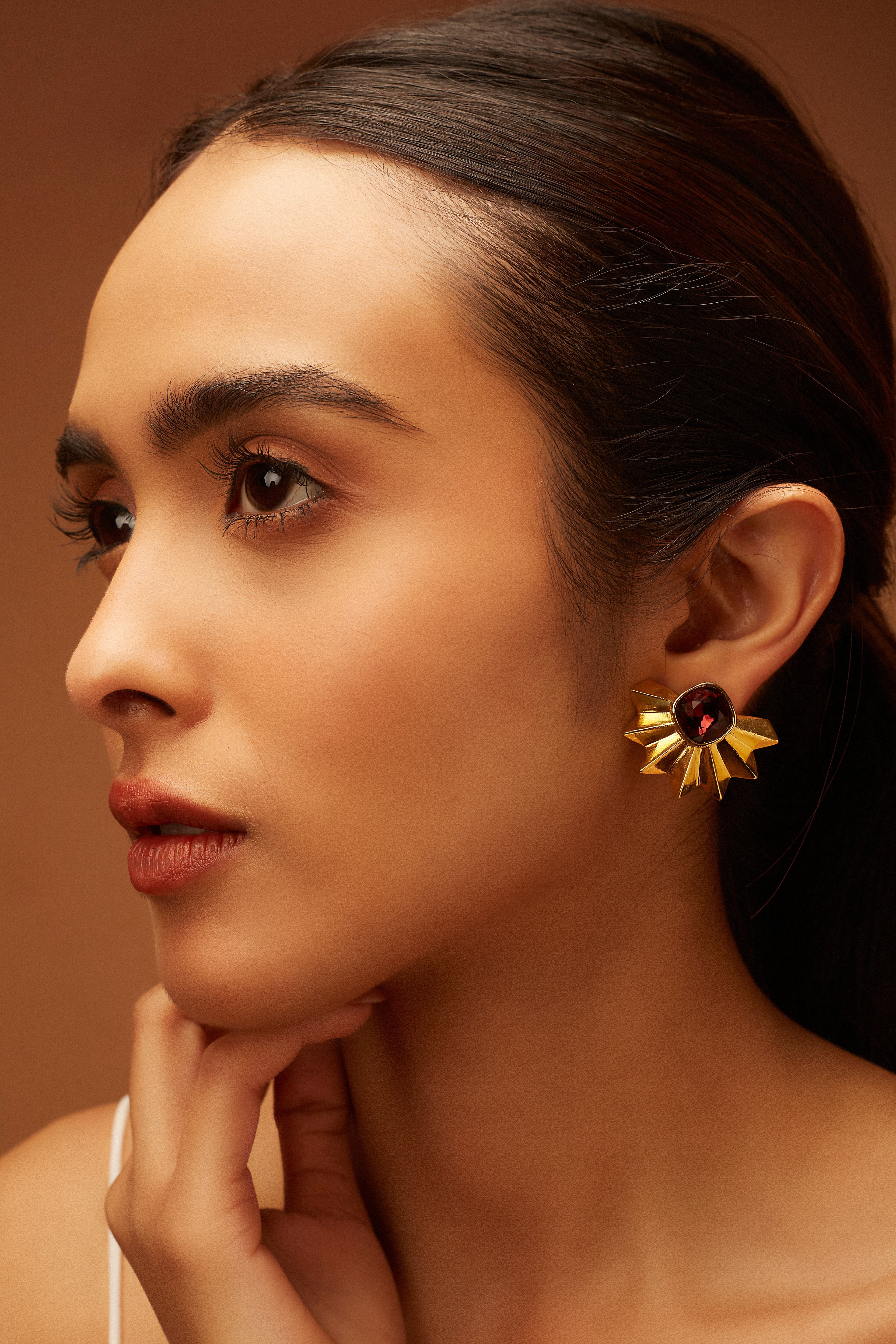 Peacock Stud Earrings