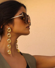 Pebble Molten Statement Danglers