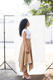 Petal Crop Top with Hanky Skirt