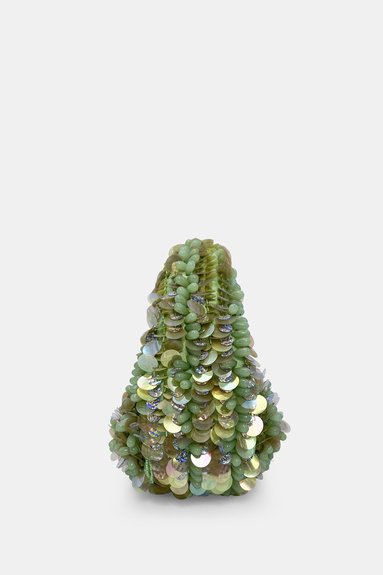 Pistachio Bloom Luxe Embellished Beaded Bag