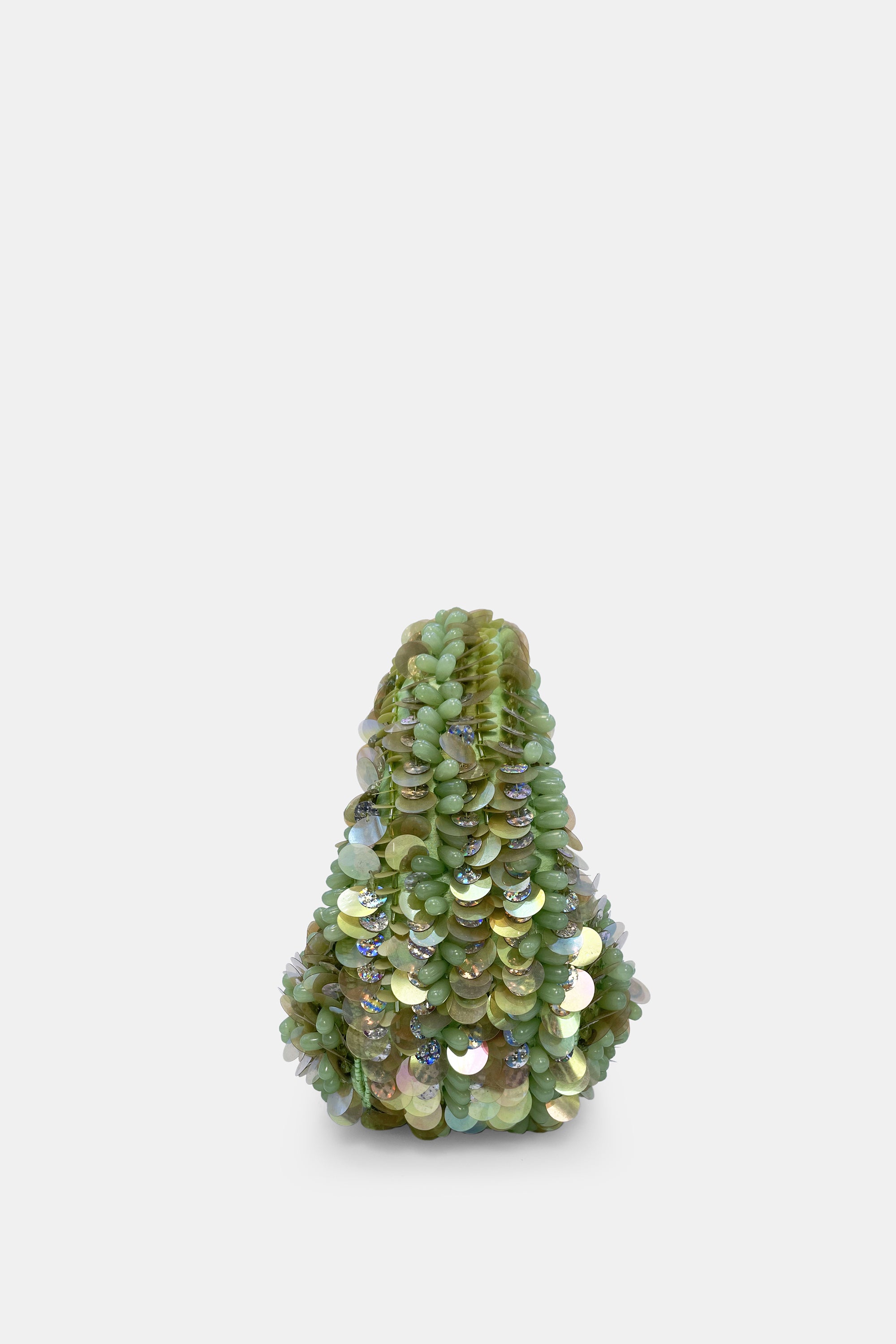 Pistachio Bloom Luxe Mini Beaded Bag