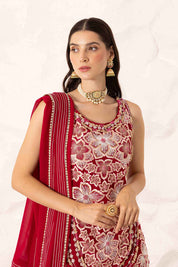 Prisha Short Kurta With Sharara