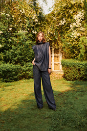 Kiro Silk Denim Co-ord