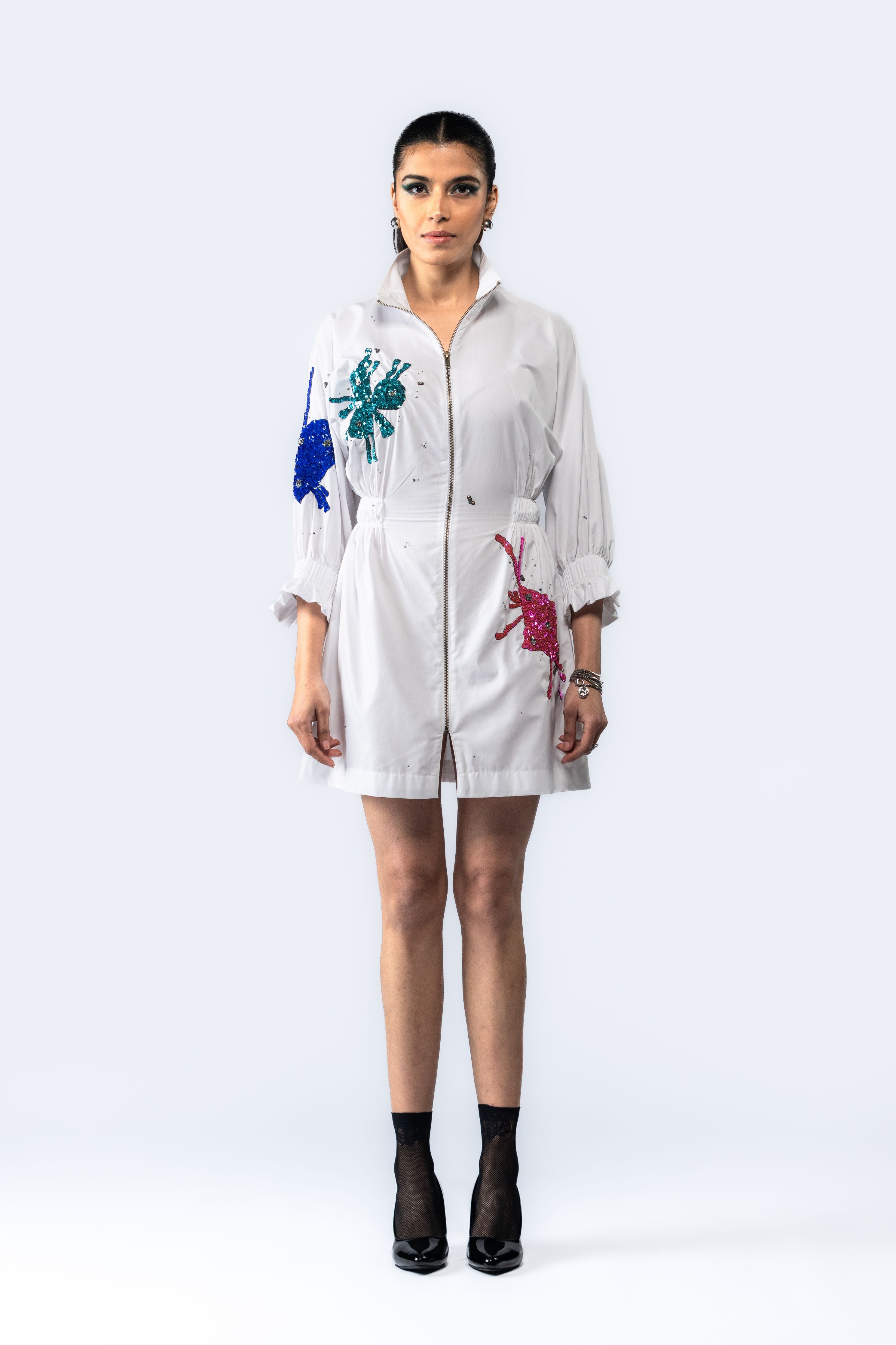 Hand Embroidered Sequin Dress