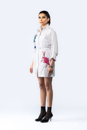 Hand Embroidered Sequin Dress