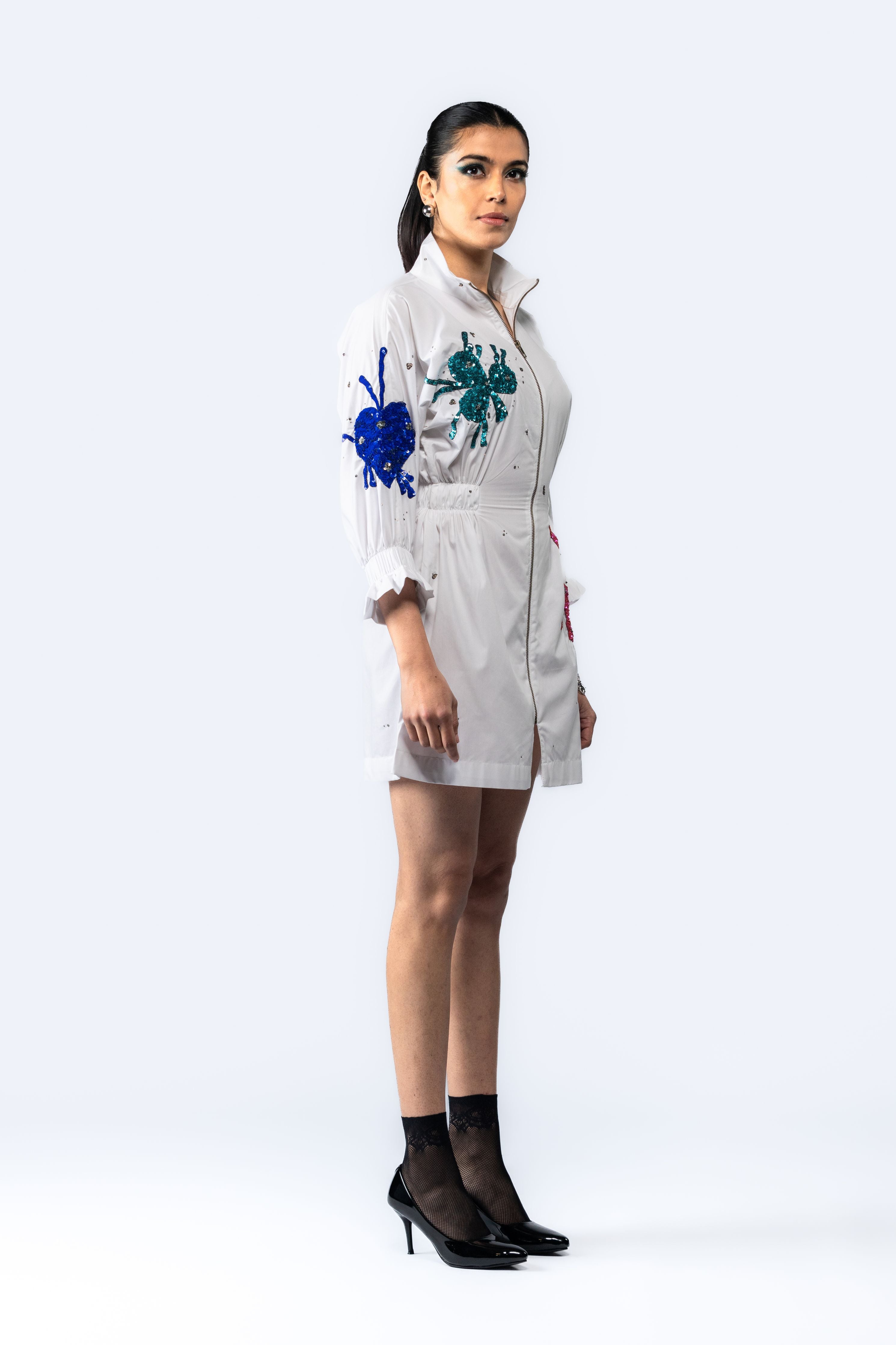 Hand Embroidered Sequin Dress