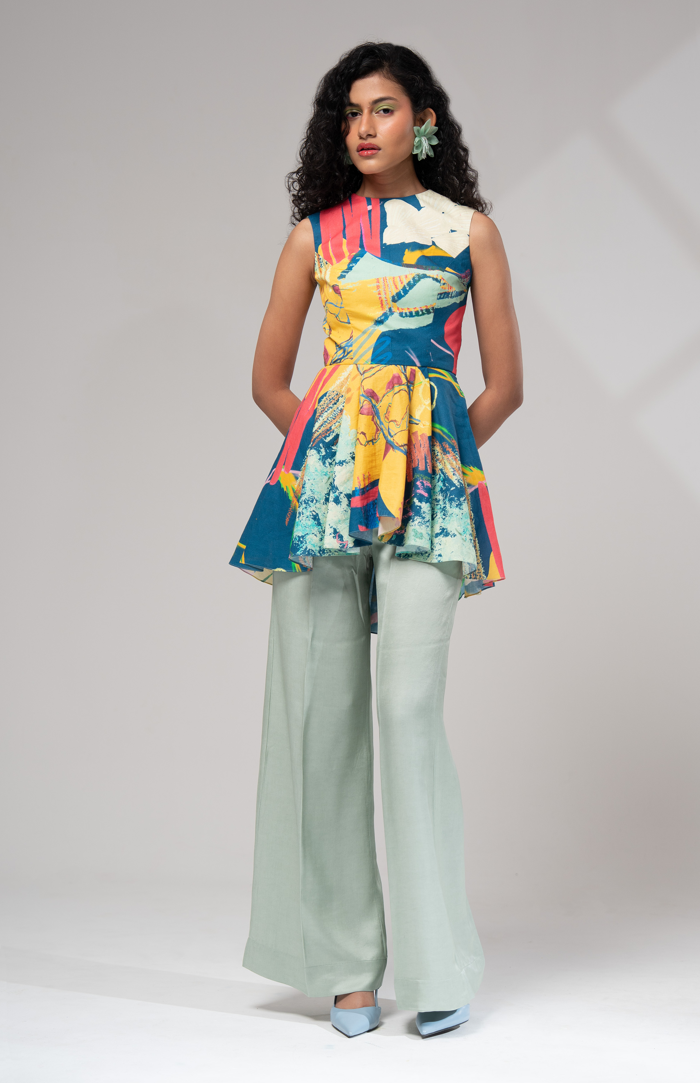 Ciel Peplum Top