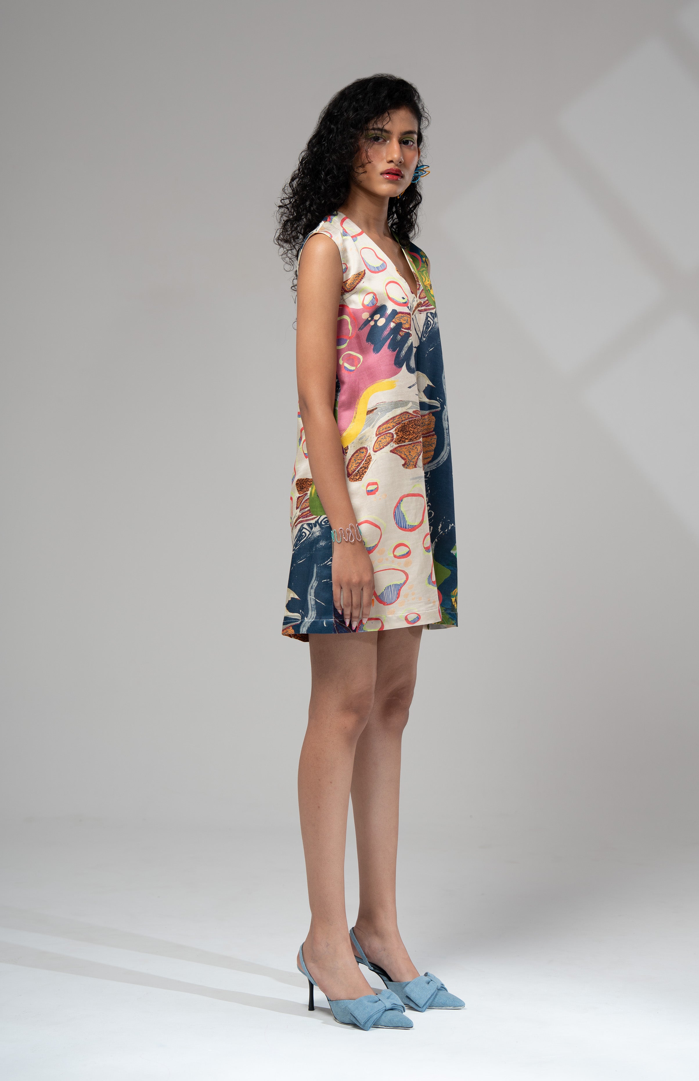 Milo V Neck Short Dress