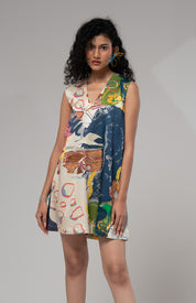 Milo V Neck Short Dress