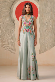 Waistcoat With Panelled Pant