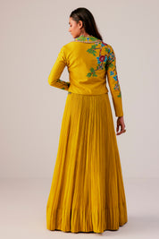 Jacket With A Bustier And A Lehenga