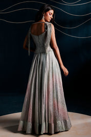 Corset With A Lehenga
