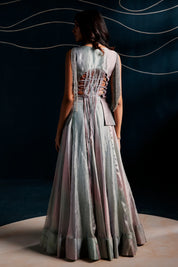 Embroidered Jacket With A Lehenga