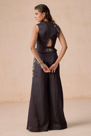 Waistcoat With Flared Pant
