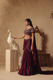 Halo Drape Skirt Set
