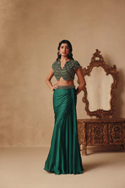 Jewel Drape Skirt Set