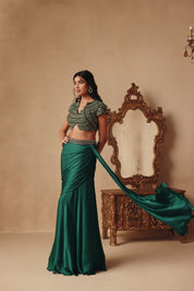 Jewel Drape Skirt Set