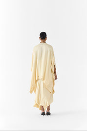 Pearl Embroidered Kimono and Knot Skirt