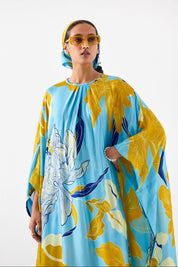 White Rose Kimono Kurta & Pants